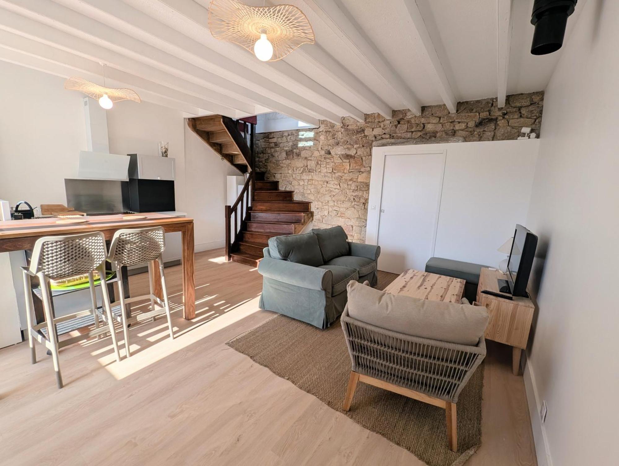 Vieux Passage, Maison Avec Cour Privee A 150 M Du Port Et De La Plage Plouhinec  Eksteriør bilde